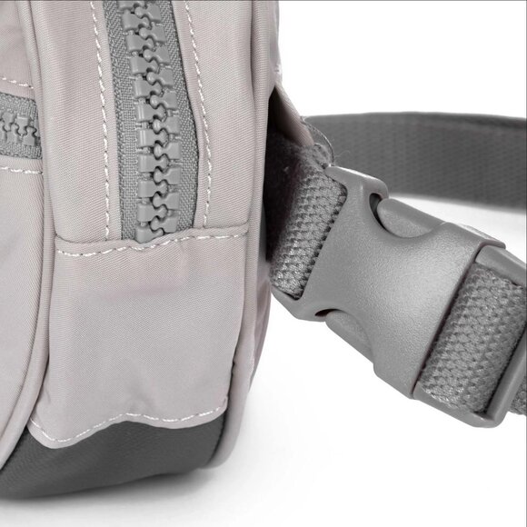 ORI London Paddington D Recycled Nylon Hip Bag - Mist Grey - Picture 4 of 7